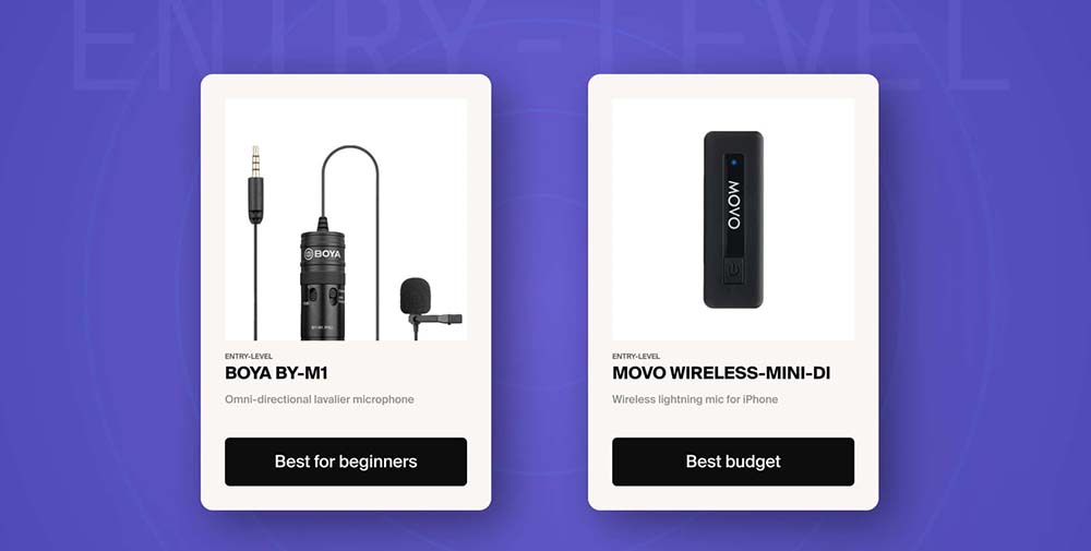 дешевые петличные микрофоны